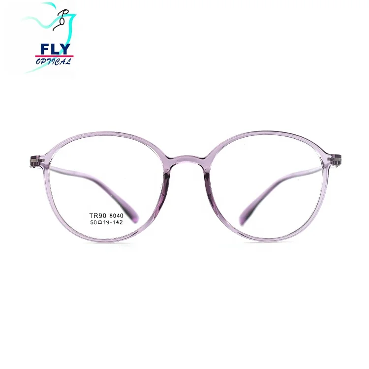 DOISYER 2019 Wenzhou Hot Sale TR90 Transparent Round Frames Optical Anti Blue Light Glasses Men