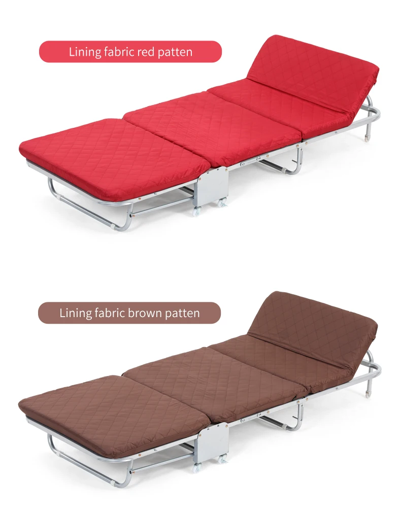 
 Складная кровать для общежития, портативные красивые кровати для взрослых, для использования в офисе и дома  