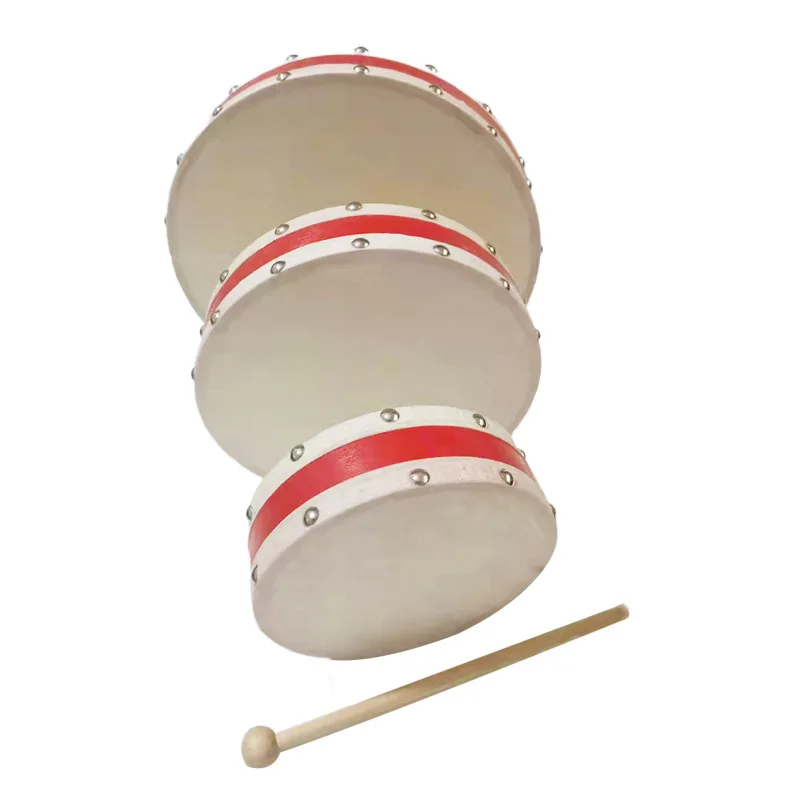 Popular double sides with sheep skin musical percussion instruments brazil samba Indian drums