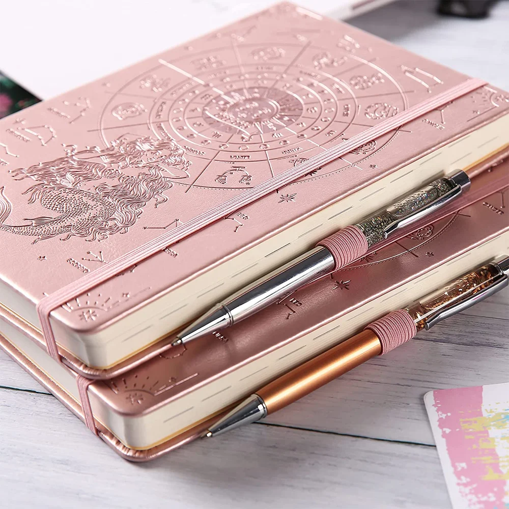 Custom Hardcover Planner  Daily Weekly Monthly Personal Organizer 5x8.2 Inches For Study and Schedule