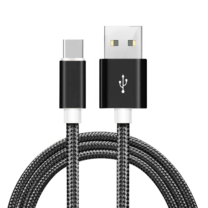 Горячая продажа нейлоновый Плетеный USB кабель для быстрой