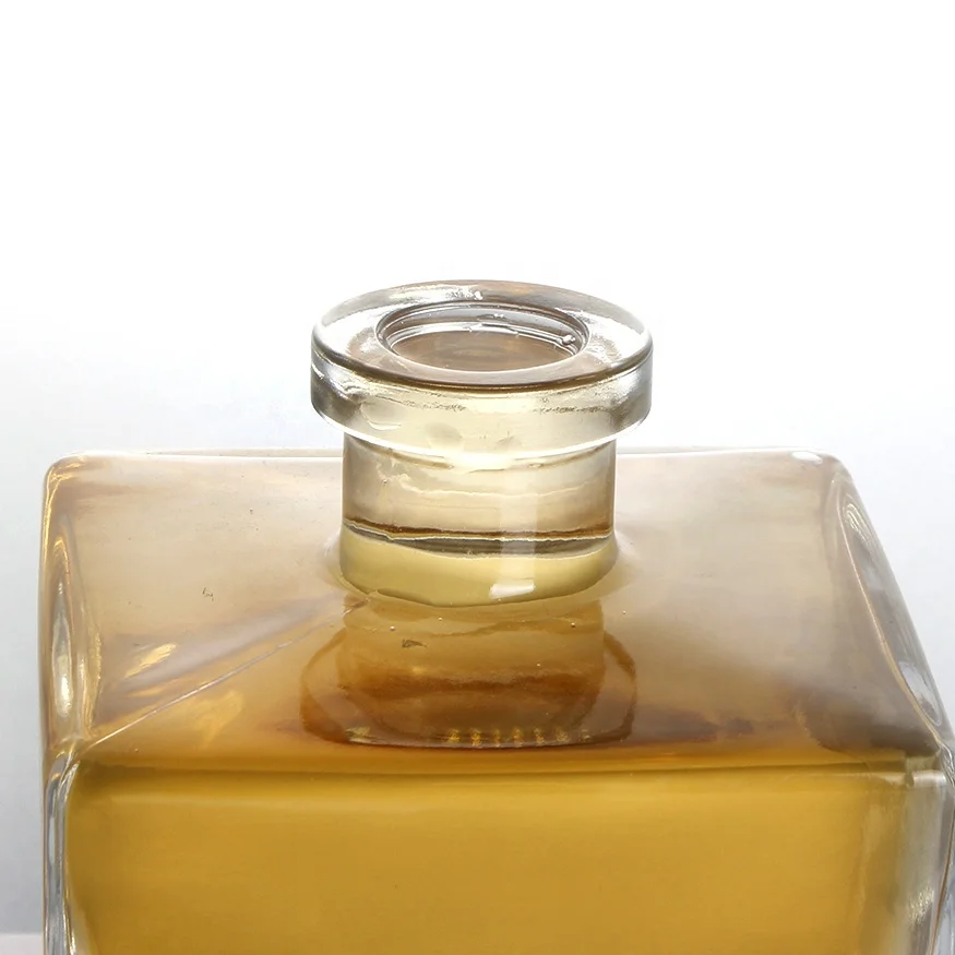 engraved custom logo screw cork top rum gin tequila square 500ml mescal agave spirit bottle glass liquor