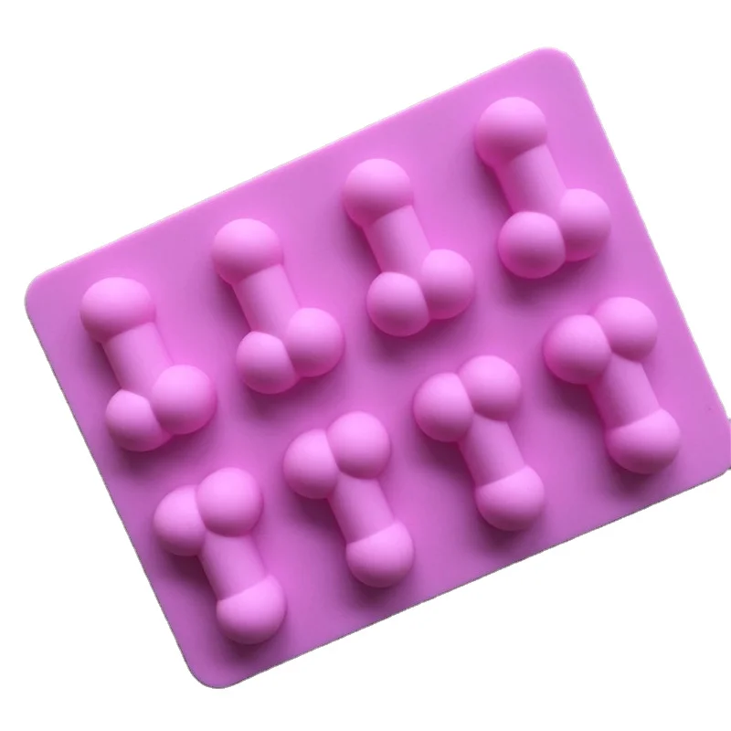 Birthday party supplier penis silicone cake mould silicone molds 8 cavity ice cube molds