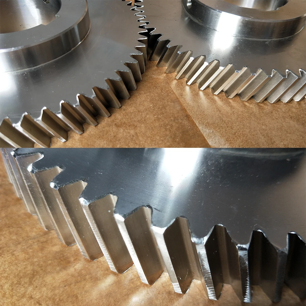 
High quality Stainless Steel Helical pinion gear with teeth grinding ground grade 5-6 