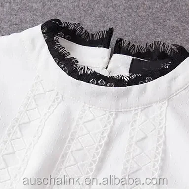 lady fashion design nice quality long sleeve muslim blouse