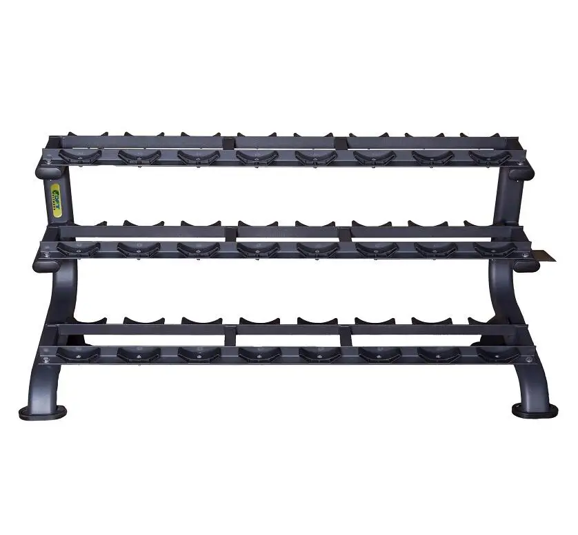 DFT Fitness equipment DFT-667 Beauty dumbbell rack 3 tier dumbbell rack
