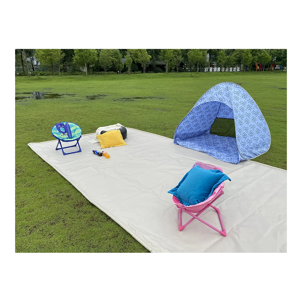 Chinese Manufacturer Woven Plastic Polyester Picnic Travel  Lounge Mat Beach For Outdoor RV mat