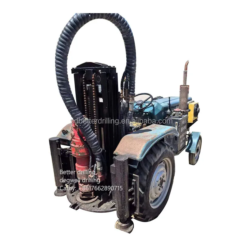 Agricultural tractor type 200 meter Used DTH water well drilling rig