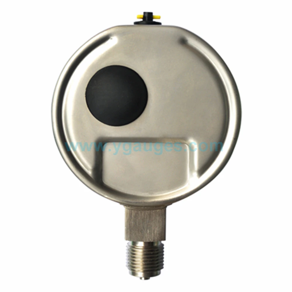 2023 hot sale high quality stainless steel en837-1 liquid filled gauge
