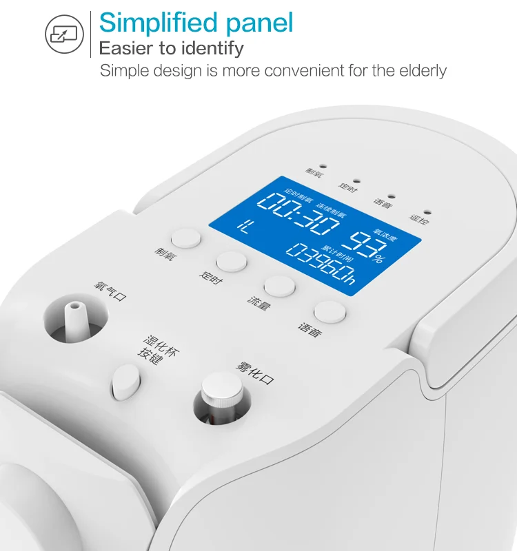 Mini Portable medical Machine air purifier compact oxygen generator for hospital and home Travel