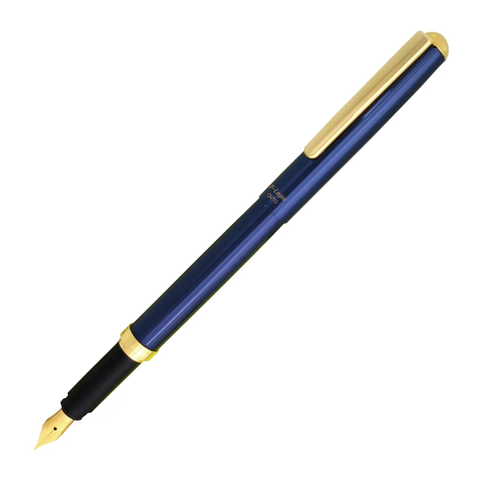 Elegant pleasantly weighty right thickness school  black fountain pen