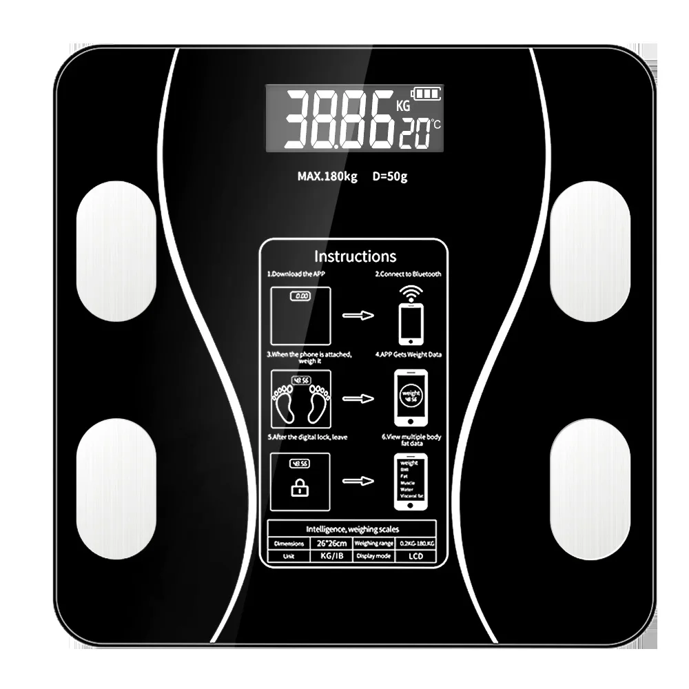OEM CE Digital Body Weight Electronic Weigh Personal Scale Household Digital Smart Bathroom Scale