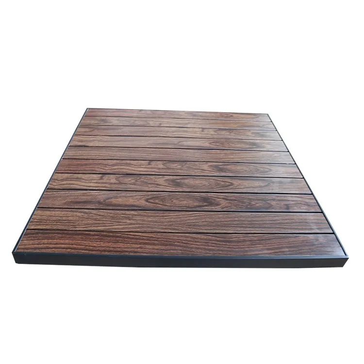 Fast Food Restaurant Dining Laminate HPL 40mm Formica Bistro Coffee Table Modern