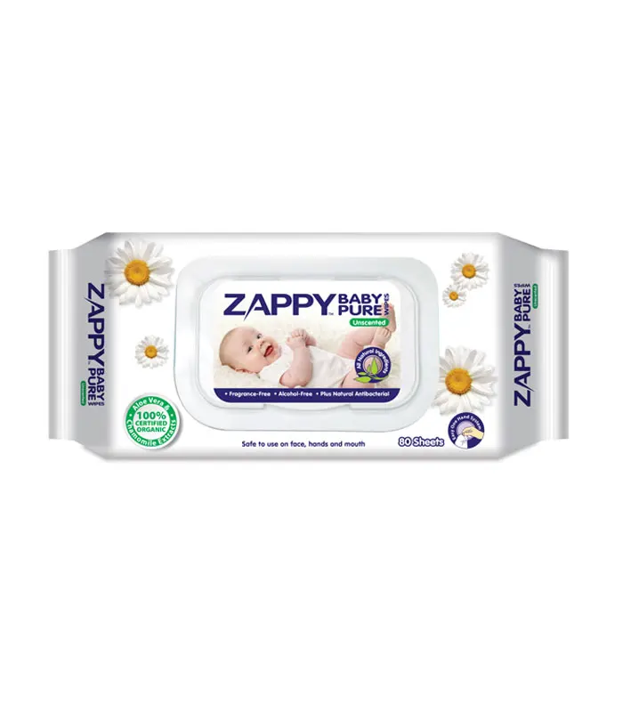 Super Moist EDI Pure Water 72ct Sensitive Skin Baby Wipes with Private Label