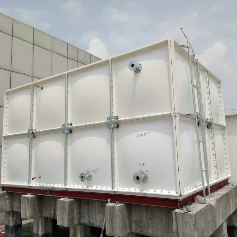 Good Performance 192000 liter Square FRP Domestic Water Reservoir Tanks