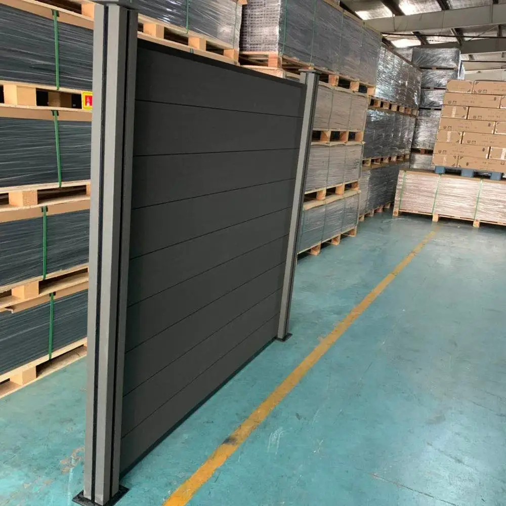 Fence Panel Hot Sale Best Wpc Other Boards Cladding Plastic Garden Fence Trellis & Gates ECO Friendly 3d Modeling Not Coated