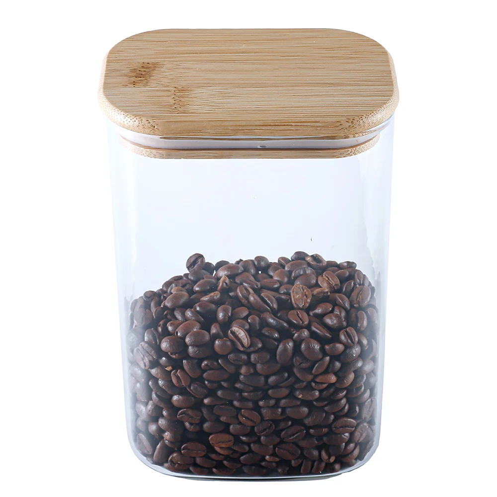 LeHe-high borosilicate glass food with bambo