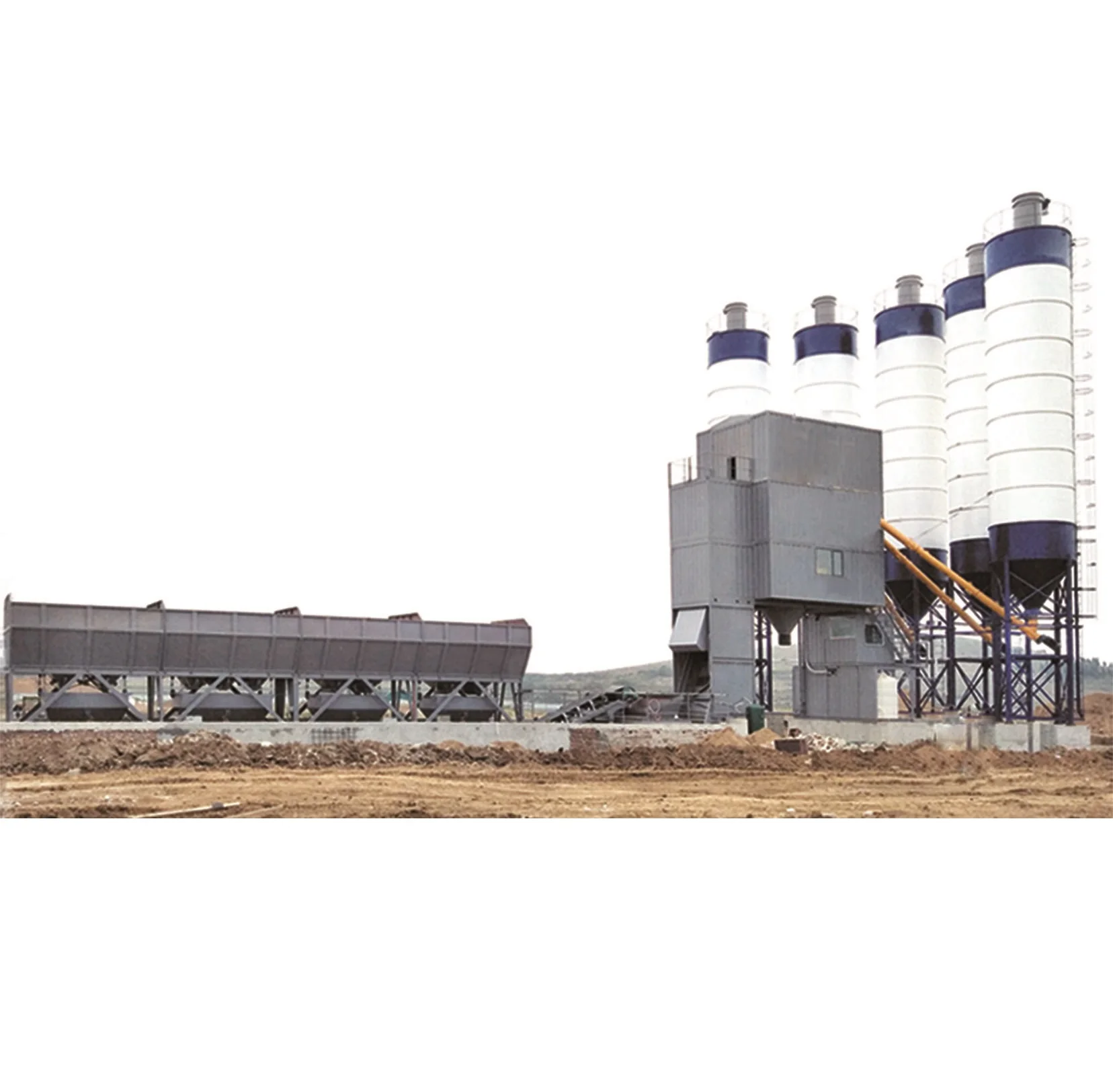 500L Hot selling concrete batching plant cement sand batching central mix supplier 180m3/h concrete batching plant