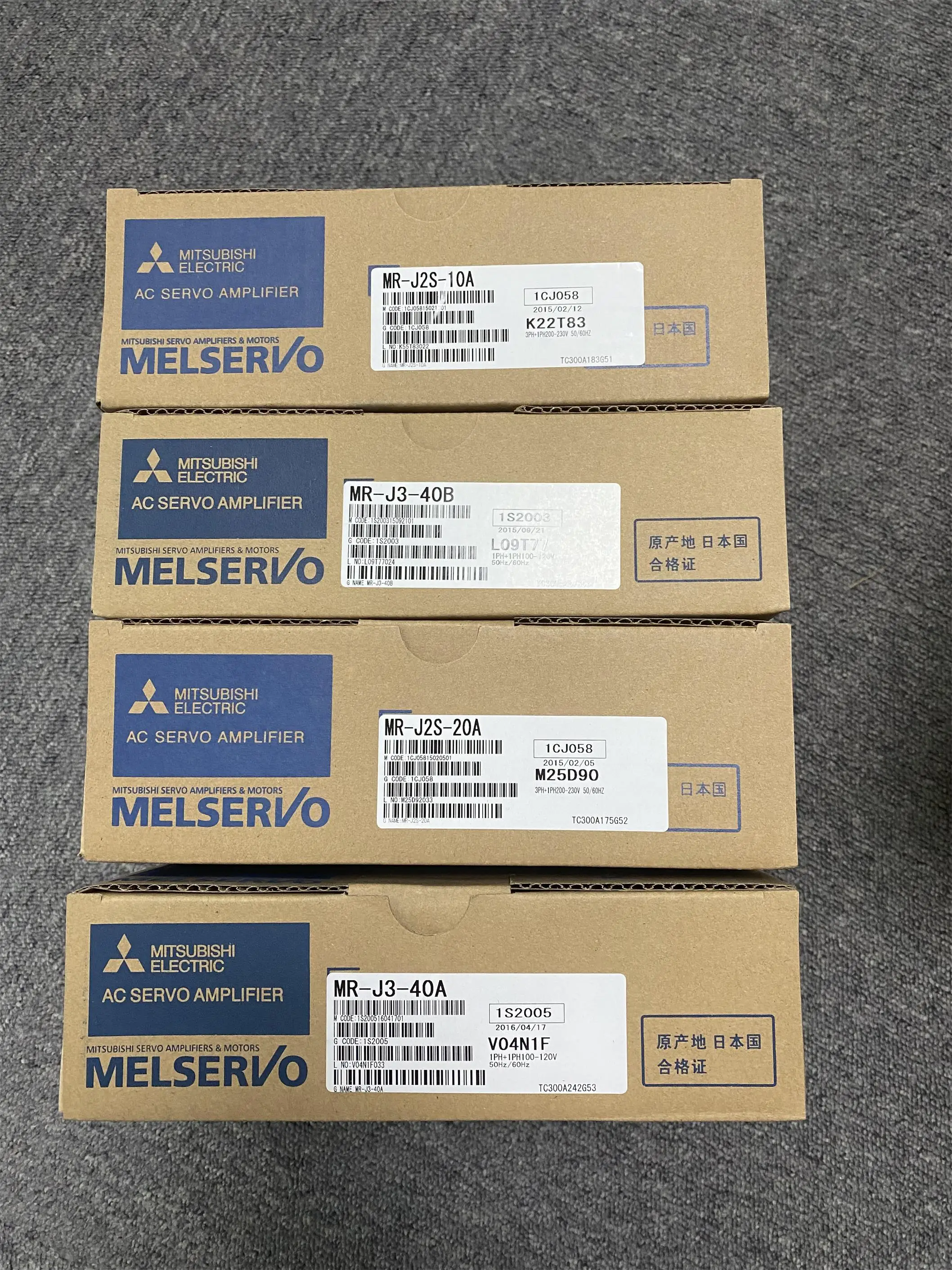 Mitsubishi Made in Japan MR-J3-40B/MR-J2s-10A/MR-J2S-20A Brand servo driver