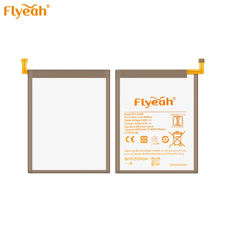 High capacity rechargeable original 3.85V 4000mAh mobile phone battery for samsung A30S