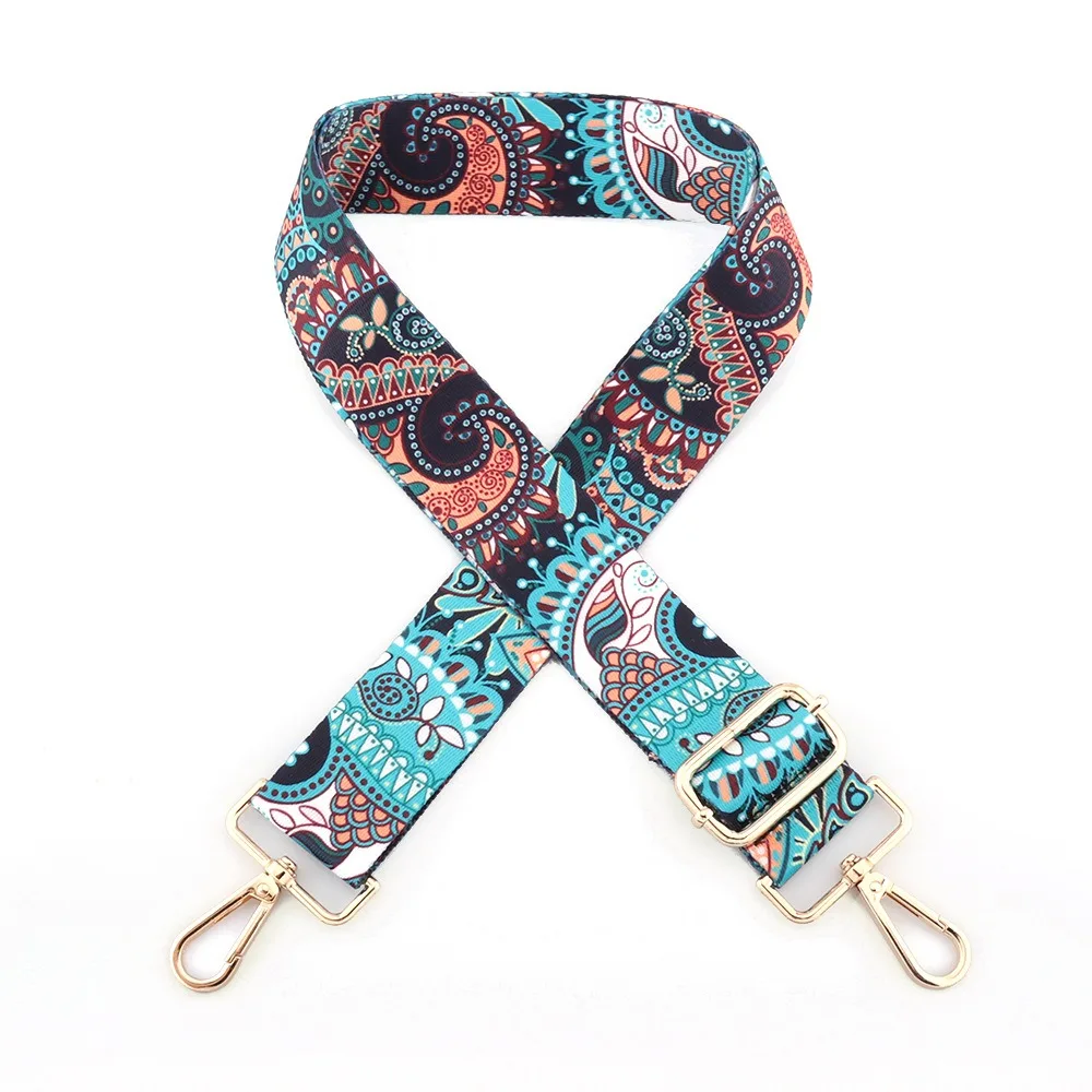 Bag Shoulder Straps Crossbody Bag Straps Adjustable Widened Shoulder  Women Straps Printed Webbing