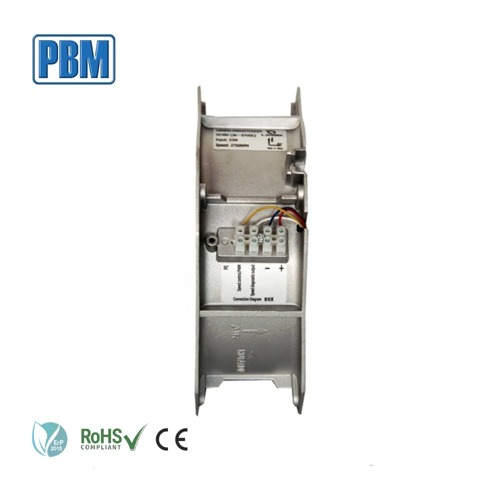 DC Exhaust Fan EC Motor Ventilation Components for Air Handing Units