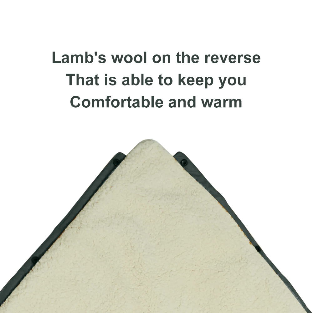 Lightweight Portable Custom Waterproof Windproof Outdoor Sherpa Camping Blanket Puffy Blanket