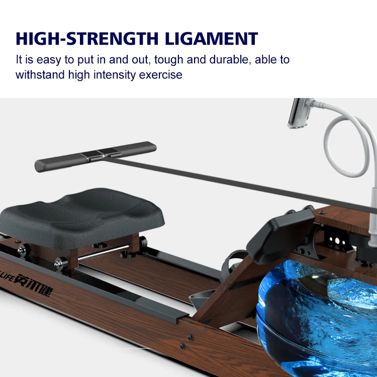 Custom Crossfit Folding Magnetic Rowers Commercial Foldable Magnetic Rowing Machine With screen
