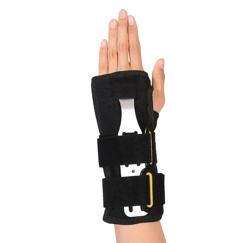 Adjustable Unisex Neoprene Wrist Retainer Strap Breathable Sprain Support with Palm Guard Function