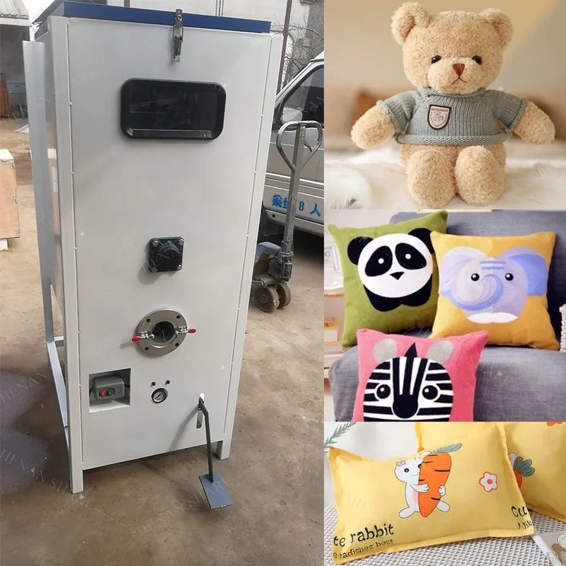 Stuffed animal stuffing toy pillow filling fiber machine for plush toys