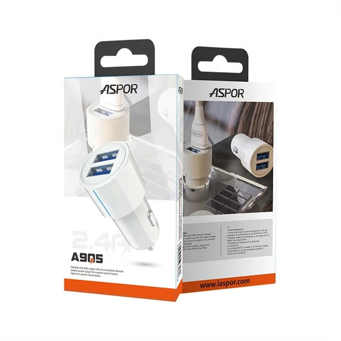 
car charger fast charging for iPhone 12 Pro XS Xiaomi 7 8 Samsung S10 mobile phone car dual USB char 