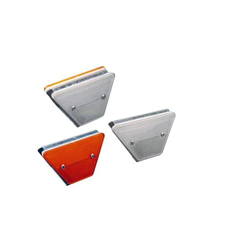 Cat Eyes Solar Roads Side Safety Lights reflectores Aluminium Guardrail Delineator Reflectors Price