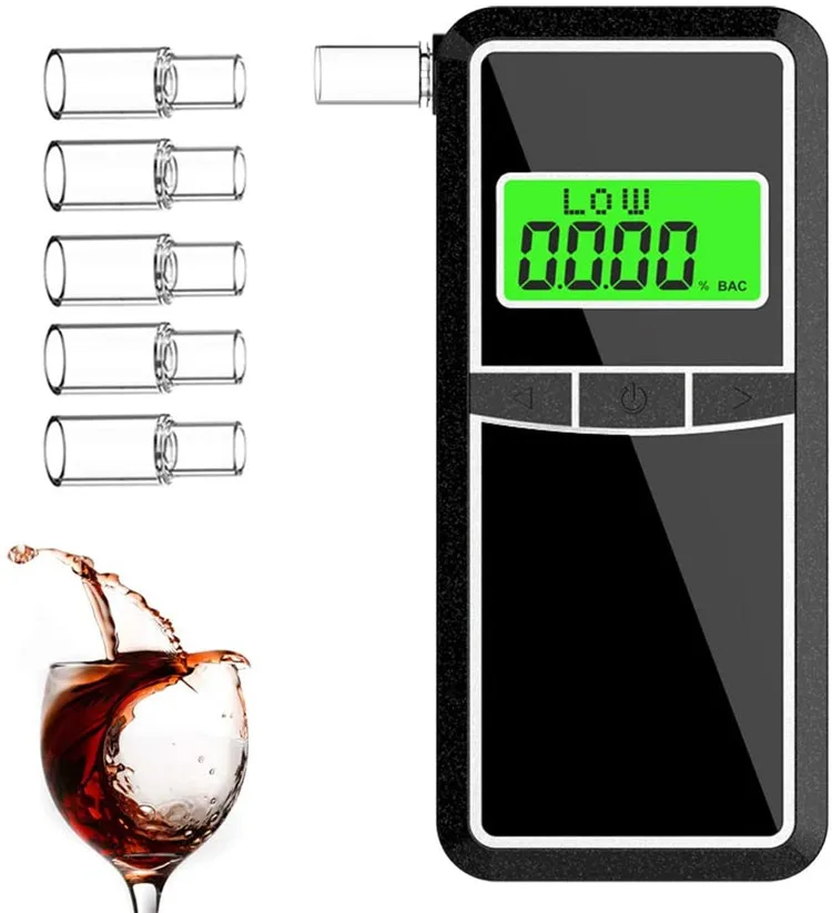 OEM Rohs Semiconductor Digital Alcohol Detector Breathalyz Test Keychain Portable Breath Alcohol Tester Price Breathalyzer