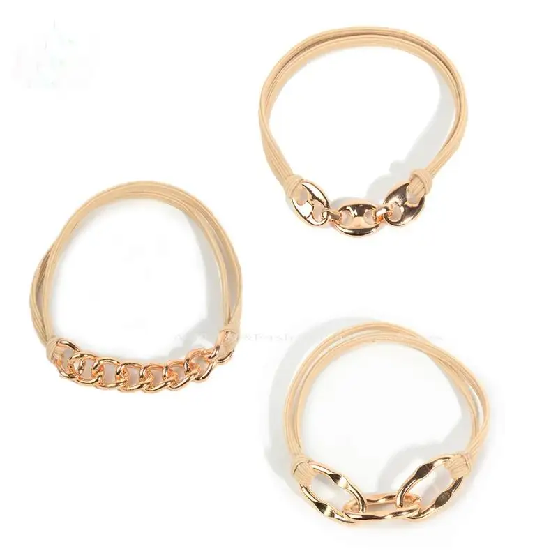 Scrunchies Hair Ties Bracelets Designer Elastic Hair Band For Women