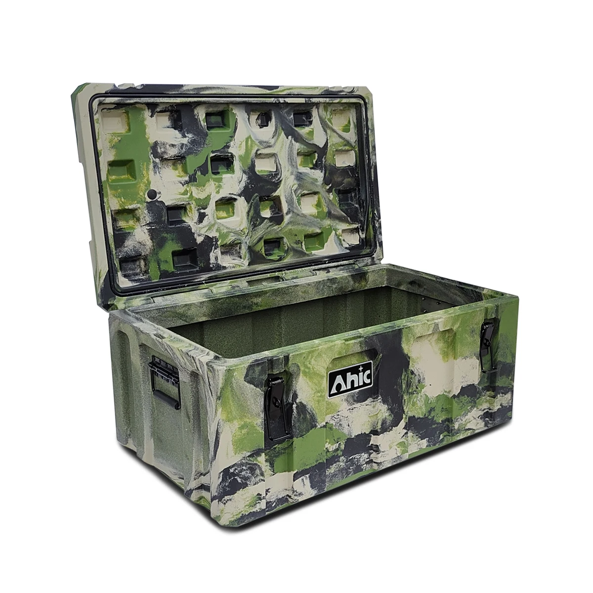 90LStrong  Duty Plastic Camouflage Color Tool Box Fashion Design for Equipment Storage or Cargo Case OEM/ODM Customizable