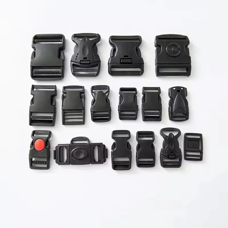 Wholesale Quick Side Release Buckles Dual Adjustable Plastic Buckle for Bag Webbing