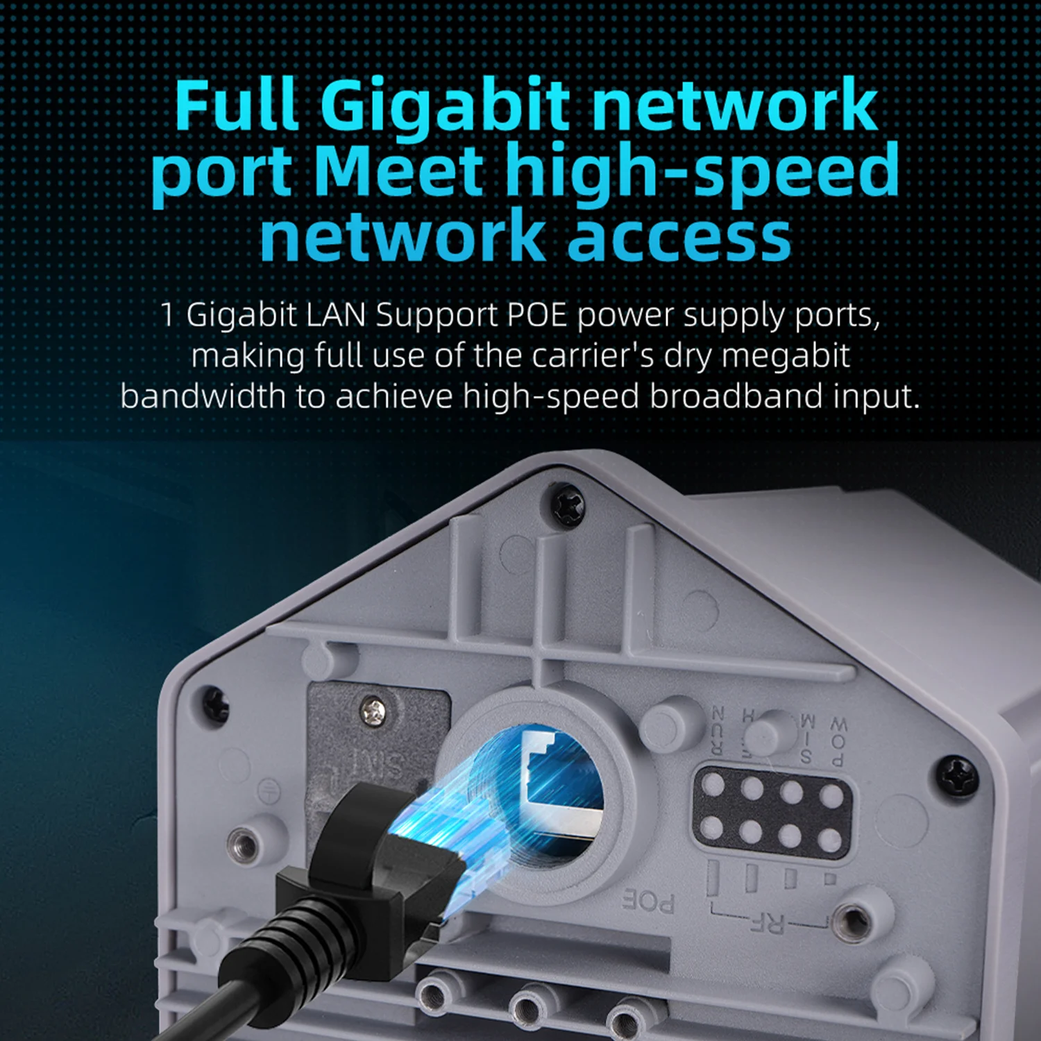 4G LTE 5G Outdoor Router Dual Band WIFI 6 2.4G 5.8G Waterproof IP65 Omni-directional 4*4 MIMO Antenna 5G Modem