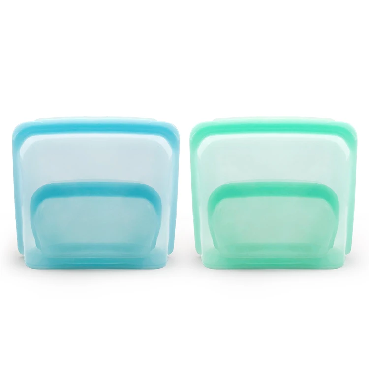 1000ML & 4000ML Silicone Baby Food Storage Container Freezer Reusable Food Container Silicone Bag