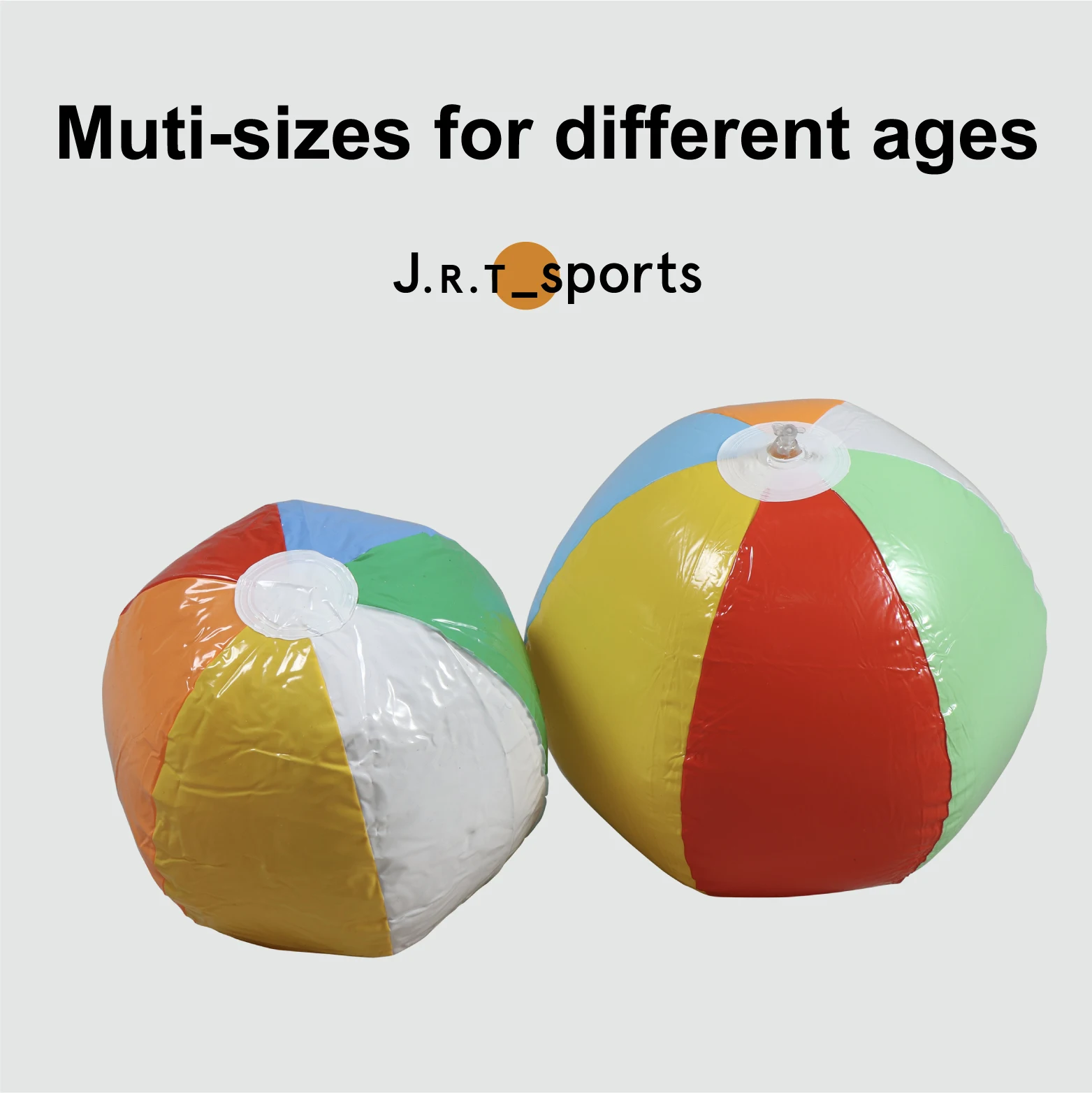 Rainbow Custom Party Games Water Beach Toy Bulk Inflatable Pool Balls for Kids