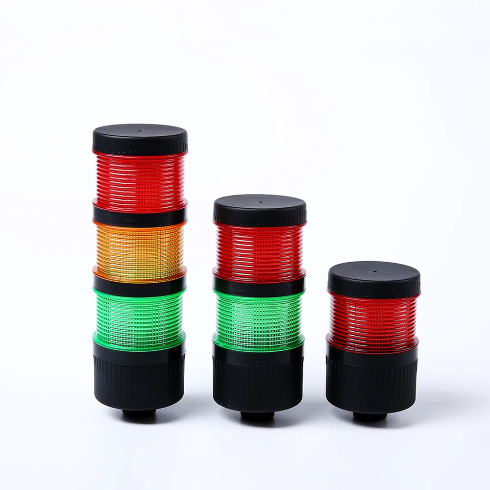 Cheap price industrial 3 layer ac/dc led multi signal tower warning lights led