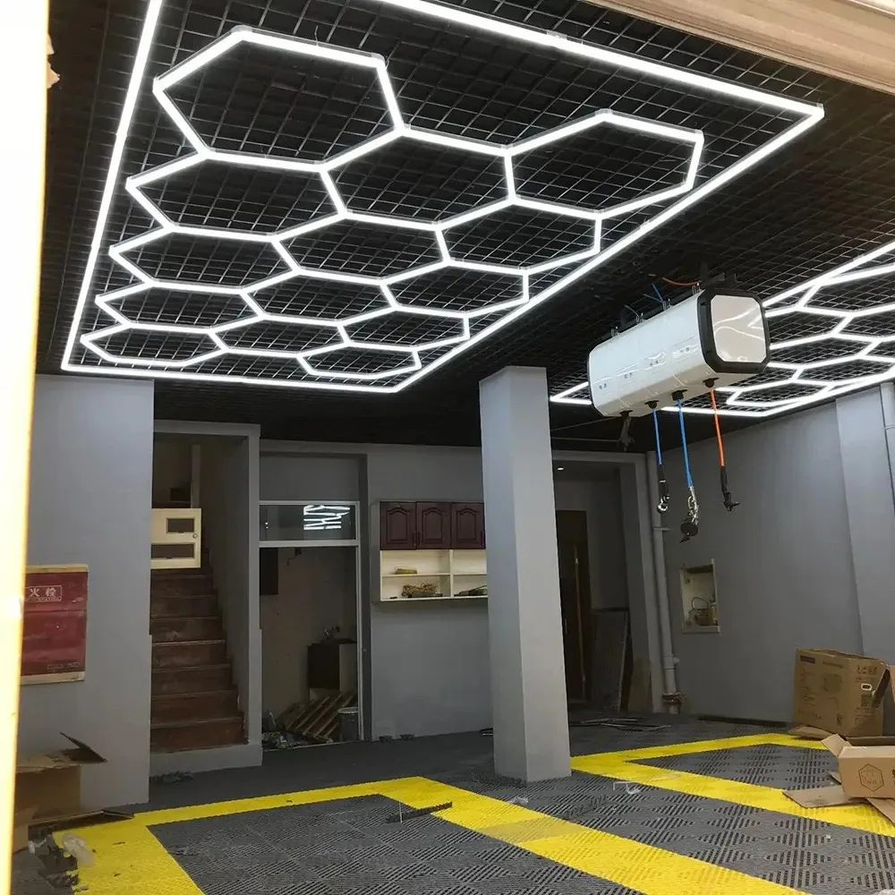 Rgb Hexagonal Light Bedside Wall Lamp Gaming Ambient Smart Honeycomb Illumination Pick up Rhythm Light
