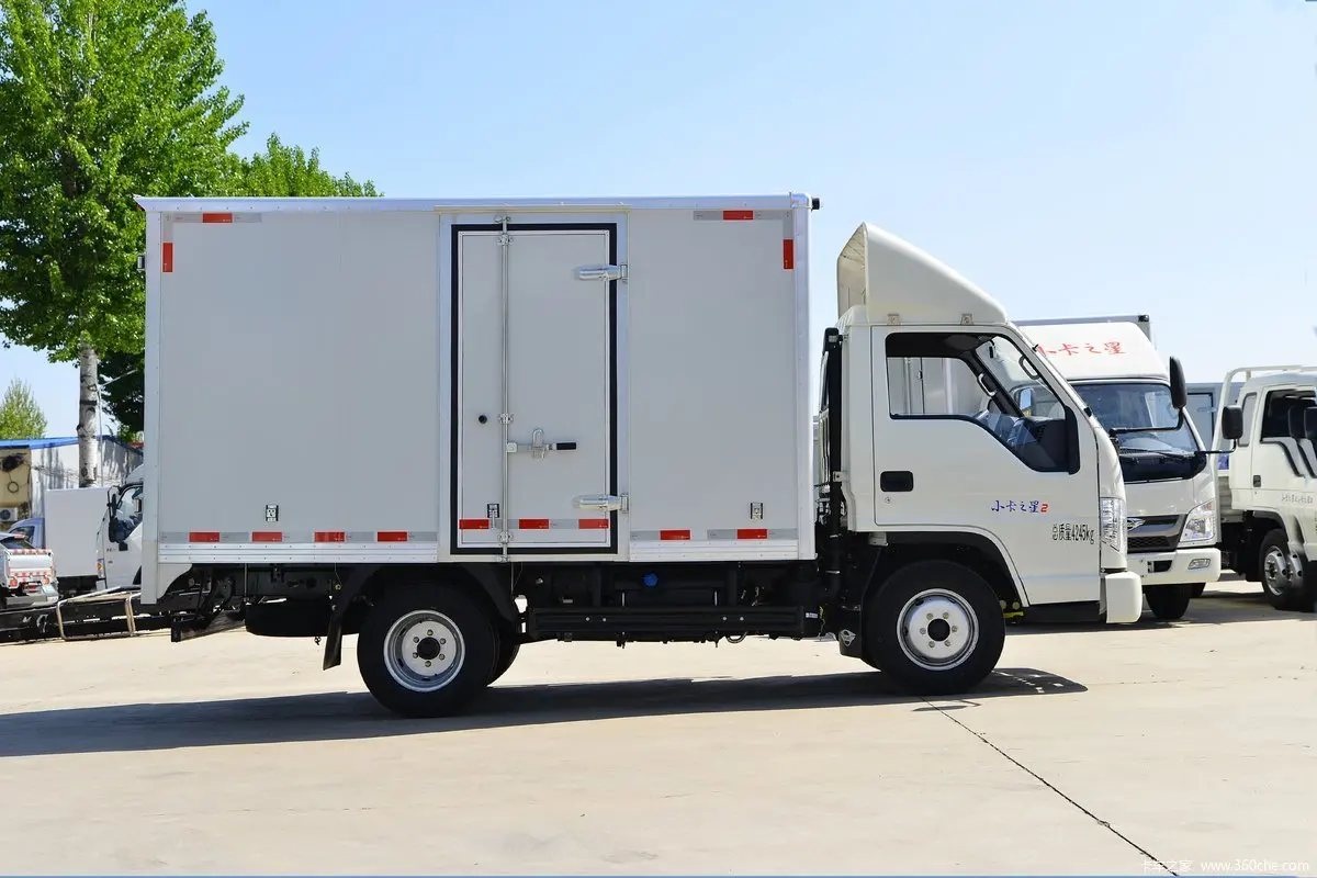 Factory Sale New Mini 2 Ton Box Truck Van Economical Food Delivery Cargo Truck with Attractive Cargo Box for Restaurants