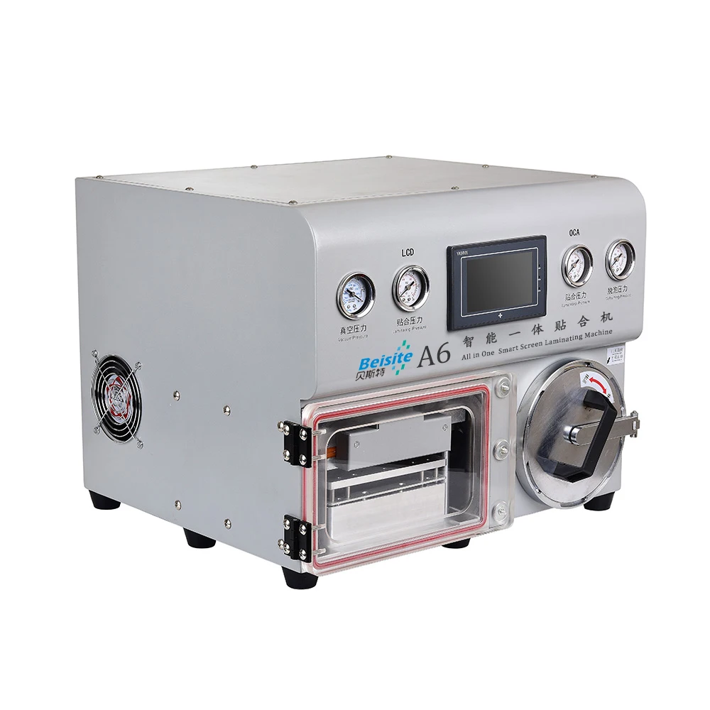 Novecel A6 All in1 Vacuum Laminator With One Base Mold And Six Units iphone High Precision Laminating Mold