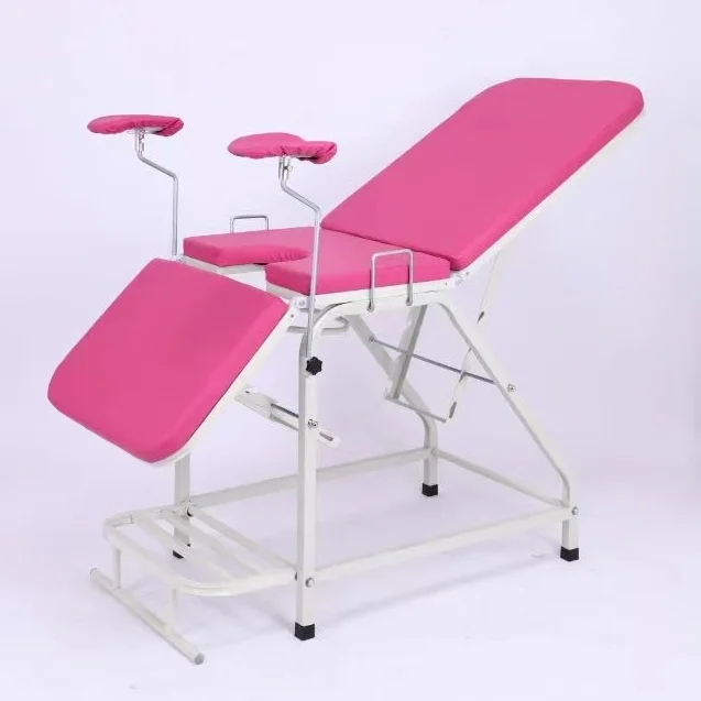 Hospital Medical Adjustable Folding Obstetric Labor Bed Examination Chair Gynecological Delivery Bed