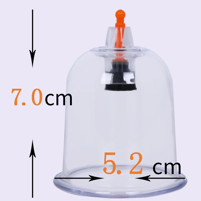 Набор вакуумных чашек для массажа, 5,2 см