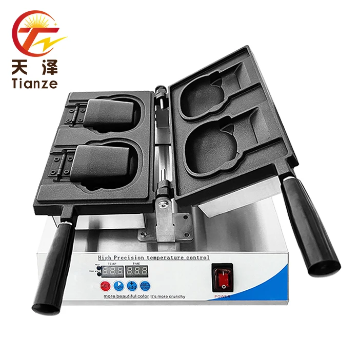 Factory Directly Sell Kids Friendly Cartoon Waffle Making Machine Simple Operation For Delicious Breakfast Ideas
