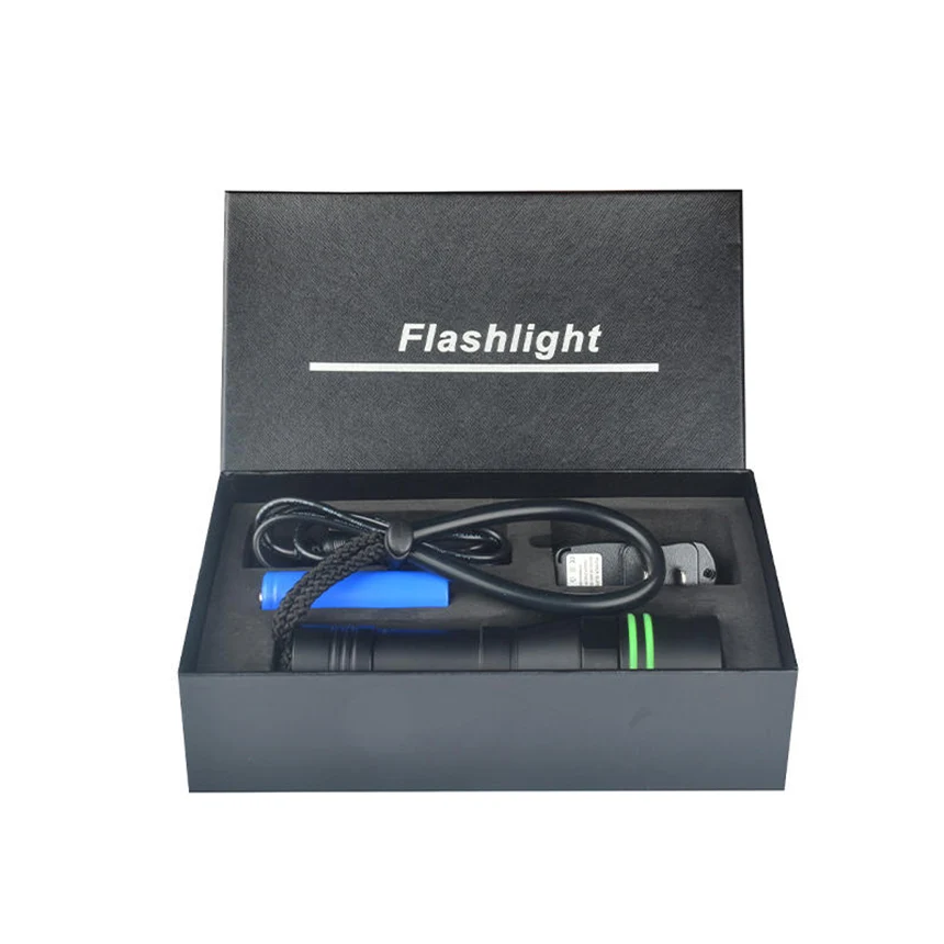 Hot Selling 1000 Lumen High Power Waterproof Xml T6 Flashlight Led Torch Light