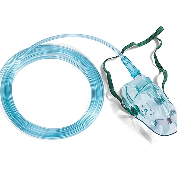 wholesale cheap prices transparent medical material PVC oxygen mask for hospital