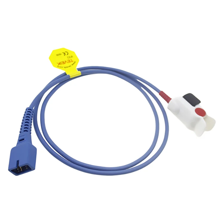 adult finger clip compatible digital medical pulse oximetry spo2 sensor cable for Biolight DB7pin