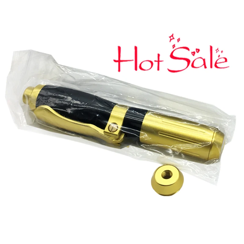 High profesional  lip ampoules gel  0,5ml black gold pen  for cross linked hyaluronic acid ha 10ml